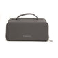 Vegan Leather London Train case - Slate and Black