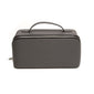 Vegan Leather London Train case - Slate and Black