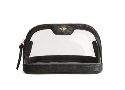 Black - Clear Beauty Case / Make up Bag M