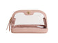 Pink - Clear Beauty Case / Make up Bag M