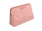 Pink - Velvet Make up Bag