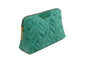 Teal - Velvet Make up Bag