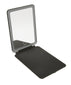 Black - LED Light Up Soft Touch Travel Mirror (3 Light Settings)