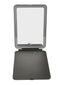 Black - LED Light Up Soft Touch Travel Mirror (3 Light Settings)