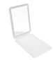 White- LED Light Up Soft Touch Travel Mirror (3 Light Settings)