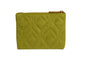 Lime Velvet pouch