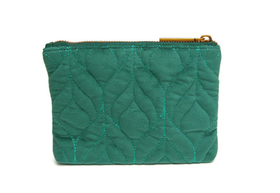 Teal Velvet pouch