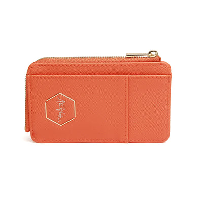 Orange - Honeycomb Bath Coin & Card Purse