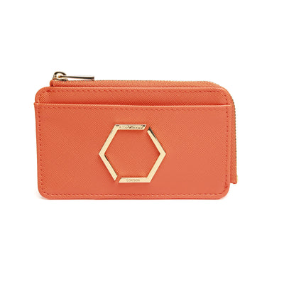 Orange - Honeycomb Bath Coin & Card Purse