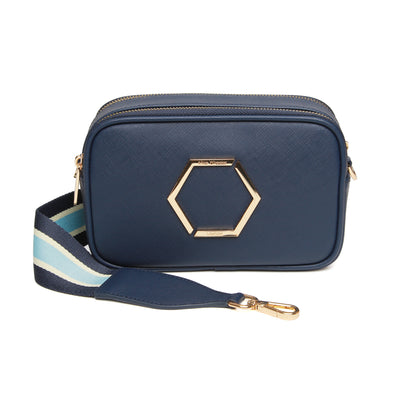 Navy - Pimlico Honeycomb Cross Body Bag