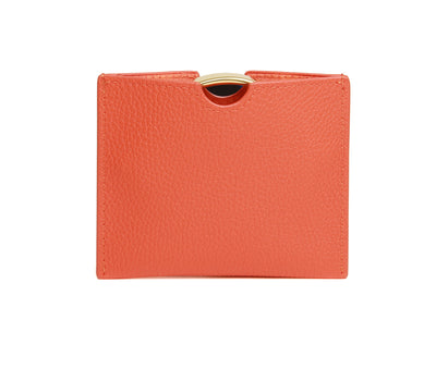 Orange Handbag 7x magnifying mirror and pouch