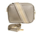 Bronze Soho Dual Compartment Camera Crossbody Bag