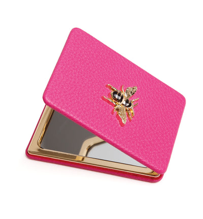Hot Pink - Oblong Mirror compact