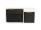 Black - verona Coin purse & vienna compact mirror gift set