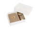 Bronze - Oblong compact Mirror & Liptick holder gift set