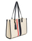 Navy Stripe Amalfi Tote Bag