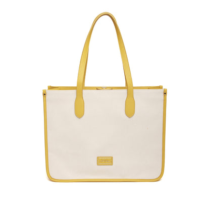 Mustard Kingston Canvas Tote bag